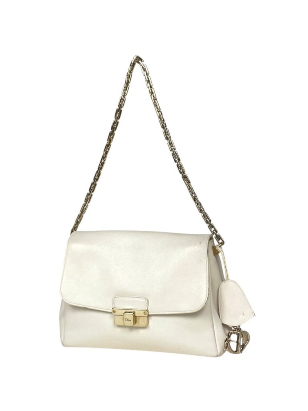 Dior Shoulder Bag Leather White